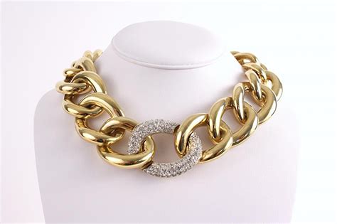 stunning vintage givenchy rhinestone necklace|Vintage Givenchy Jewellery .